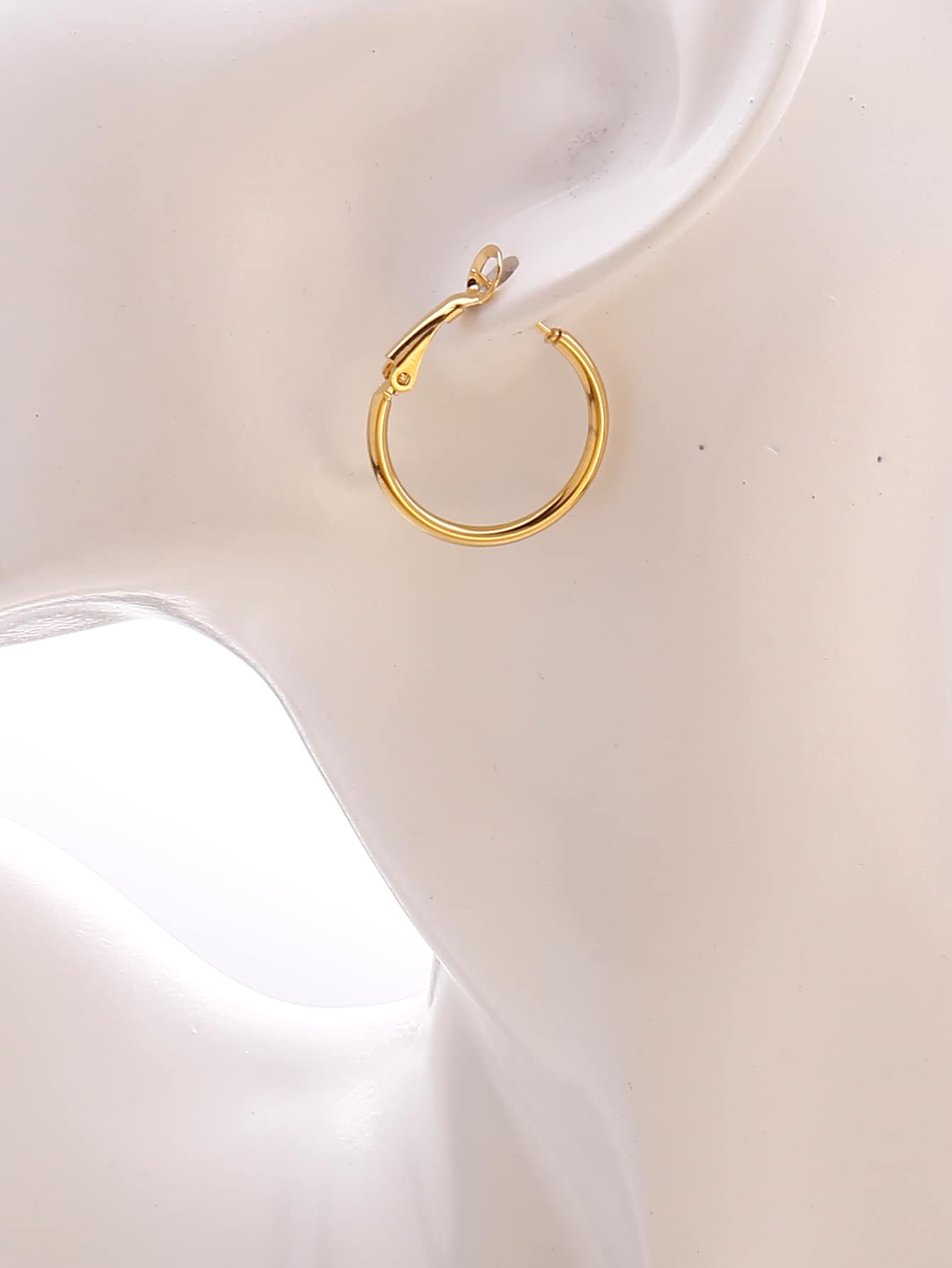 Stainless Steel Minimalist Hoop Earrings