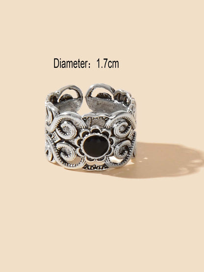 Hollow Out Cuff Ring