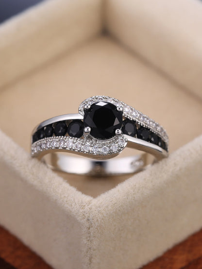 Midnight Sparkle Stone Ring