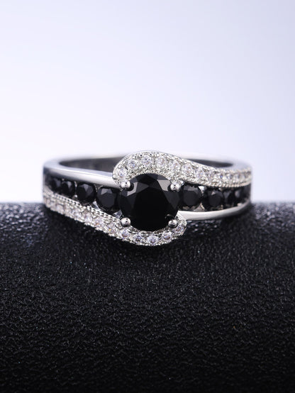 Midnight Sparkle Stone Ring