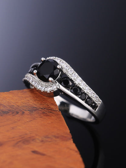 Midnight Sparkle Stone Ring