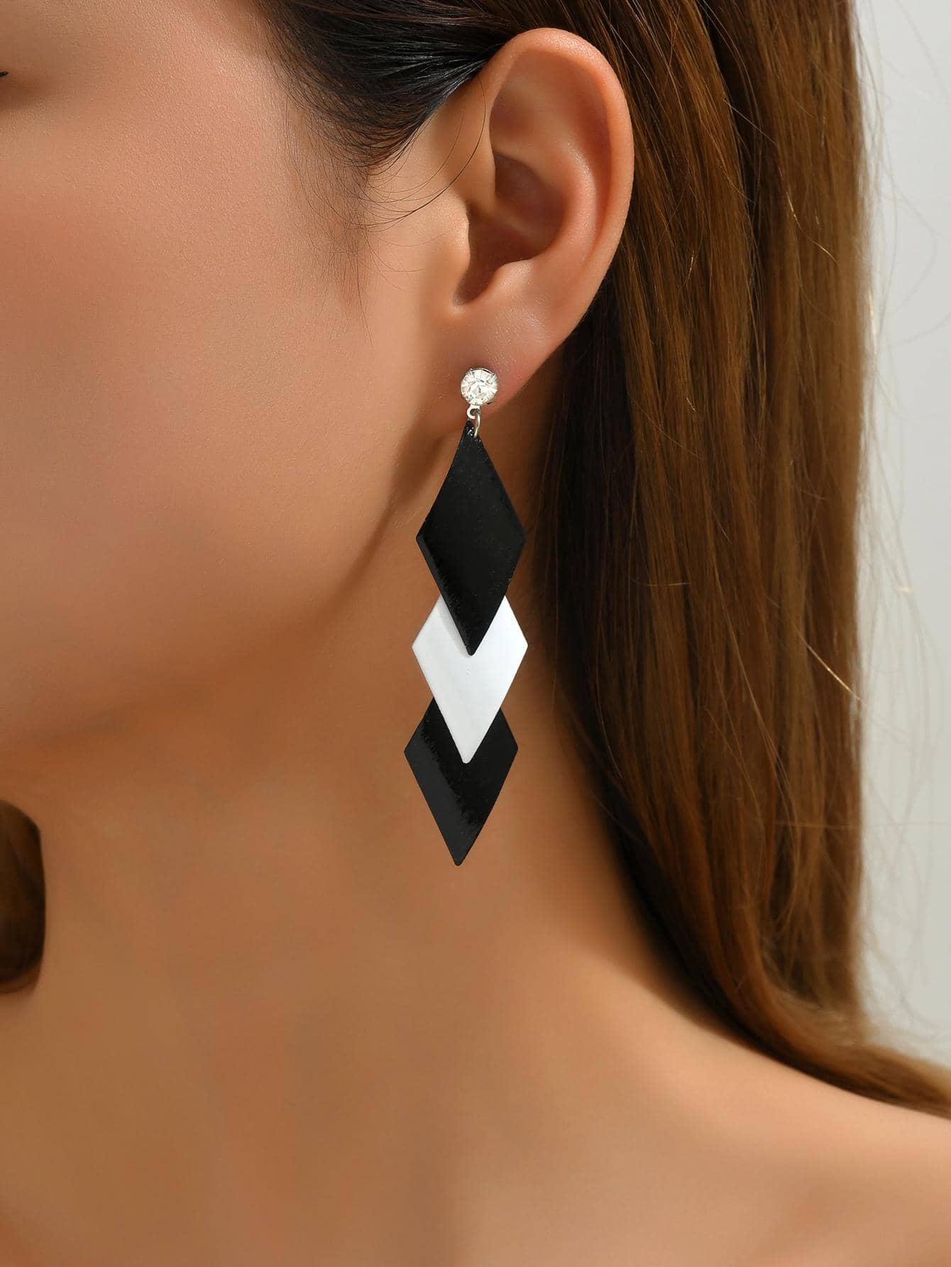 Geometric Drop Earrings