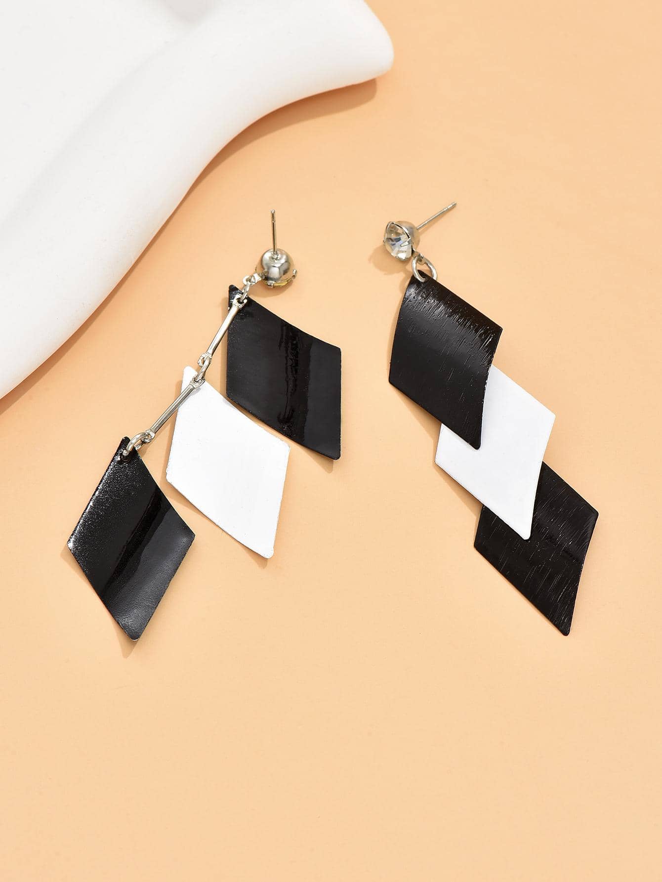 Geometric Drop Earrings