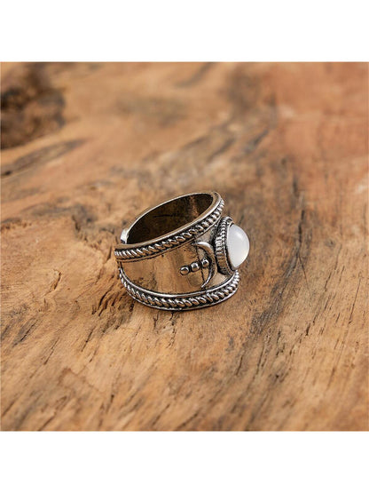 LunaLuxe Boho Celestial Ring