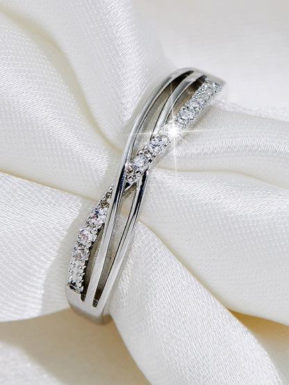 Cubic Zirconia Decor Ring