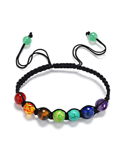 Color Block Beaded Bracelet