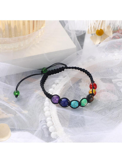 Color Block Beaded Bracelet