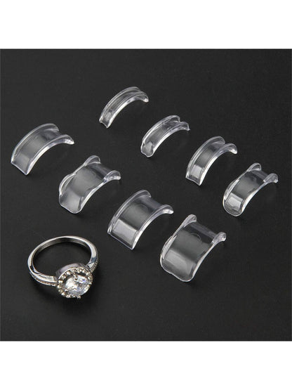 8pcs Ring Size Adjuster Set with Polishing Cloth