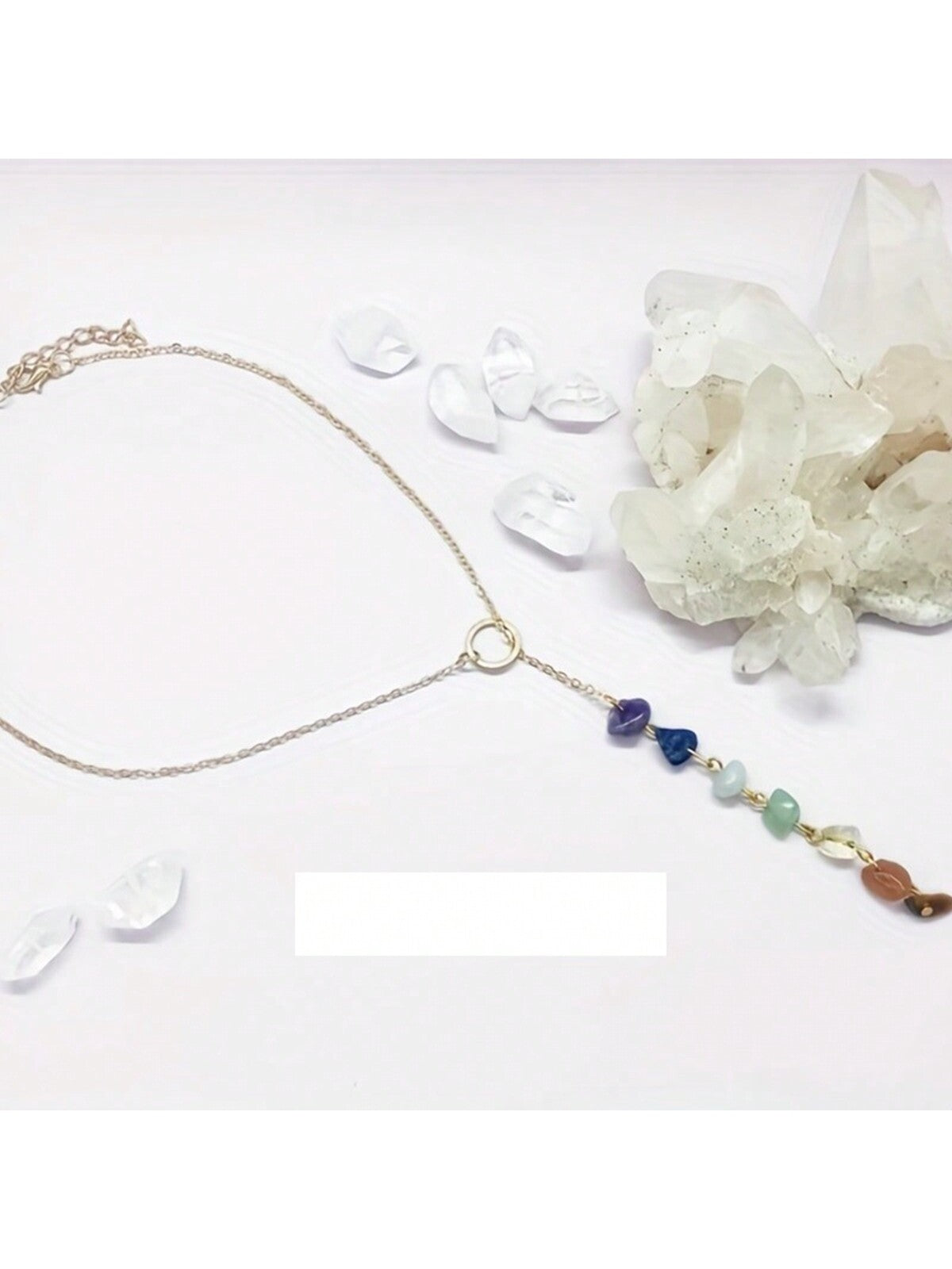 Harmony Beacon: Seven Chakra Crystal Necklace