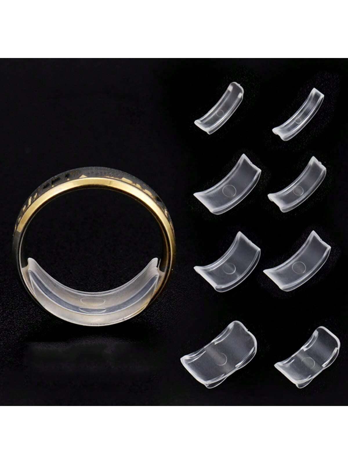 8pcs Ring Size Adjuster Set with Polishing Cloth