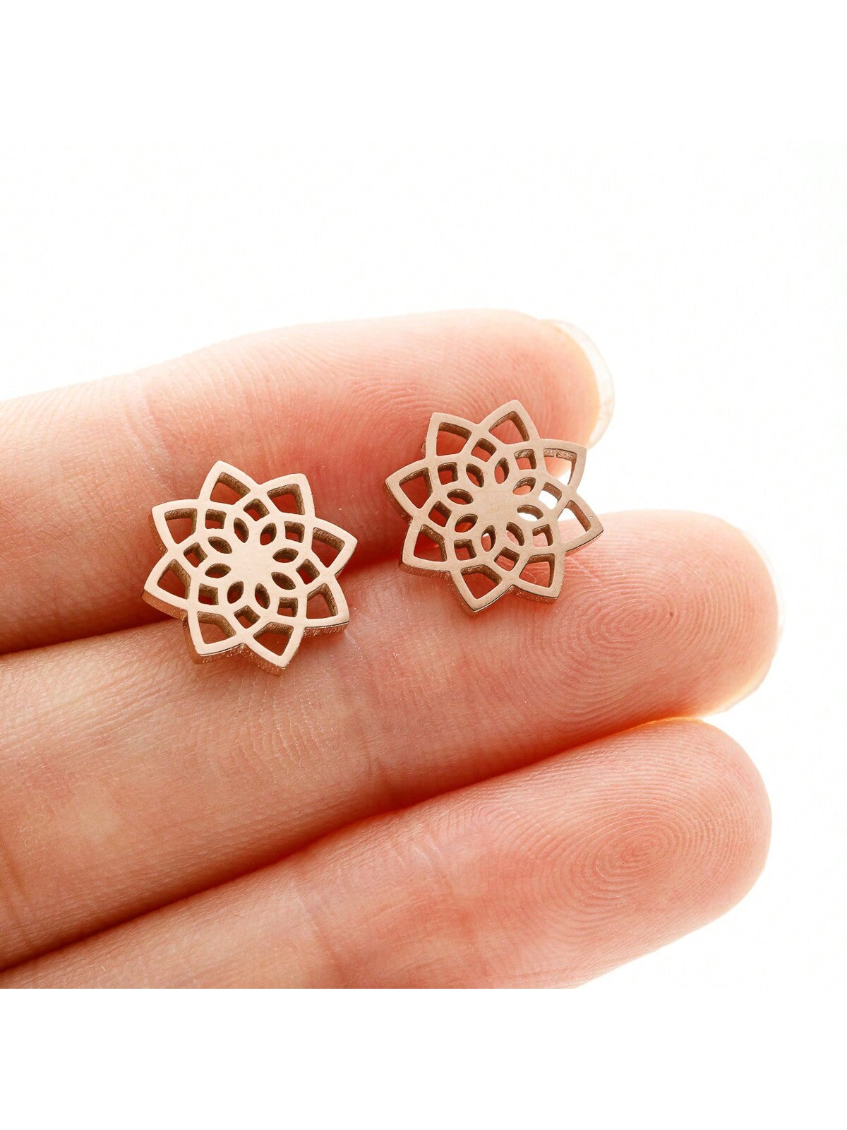 Geometry Seed of Life Stud Earrings