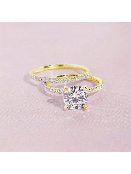 Classic Round Shaped Ring Set