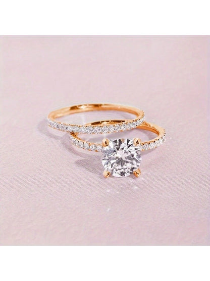 Classic Round Shaped Ring Set