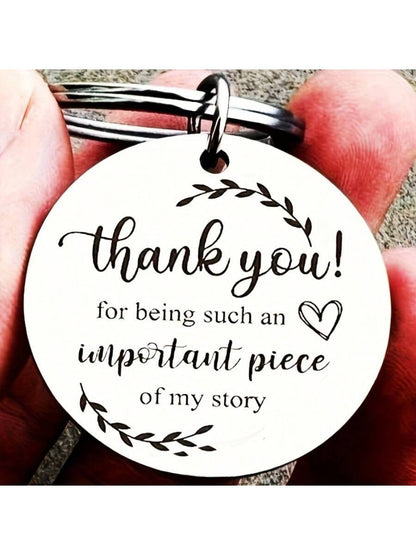 Thank You Story Keychain