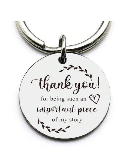 Thank You Story Keychain