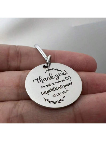 Thank You Story Keychain