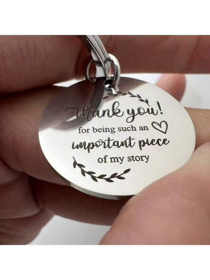 Thank You Story Keychain