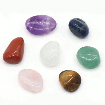 7 Chakras Natural Crystal Gemstones Healing Stones