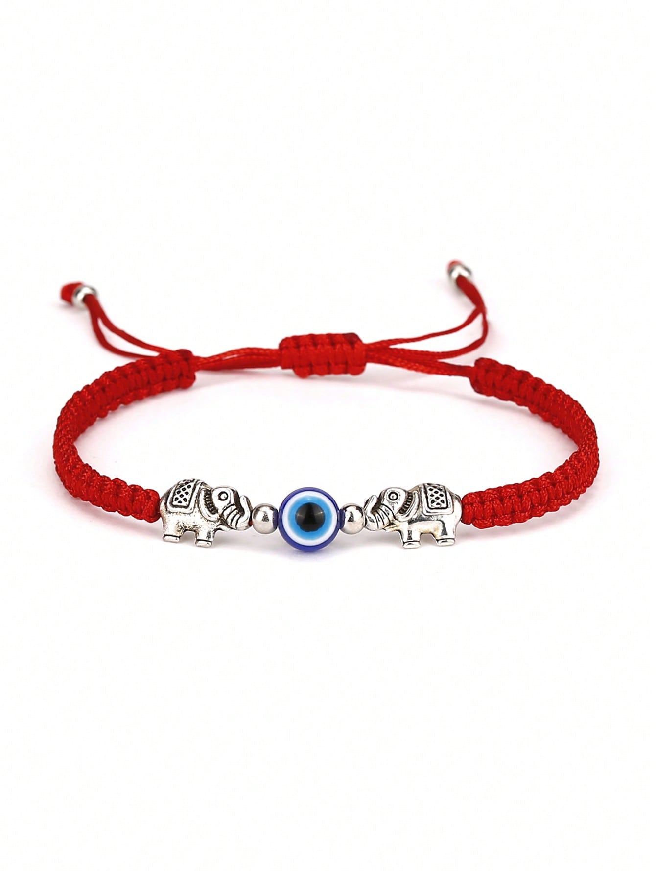 Elephant Blue Evil Eye Bracelet