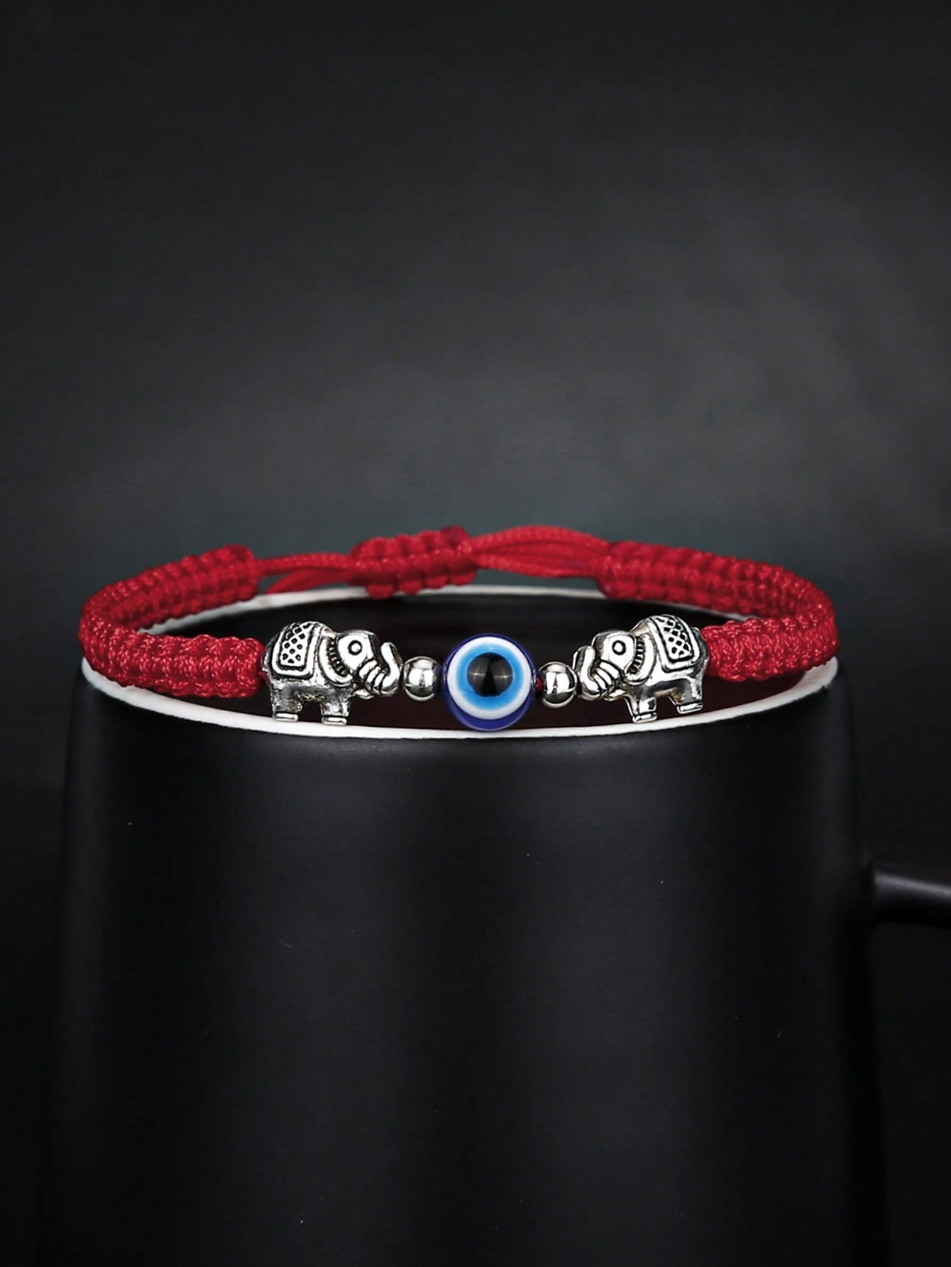 Elephant Blue Evil Eye Bracelet