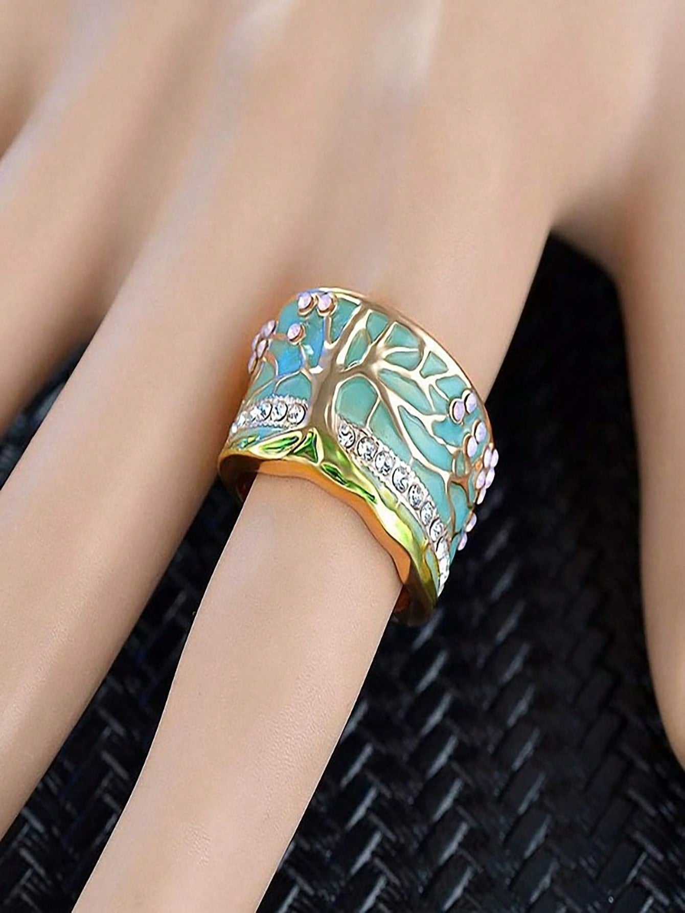 Enchanted Grove: Vintage Glamour Ring