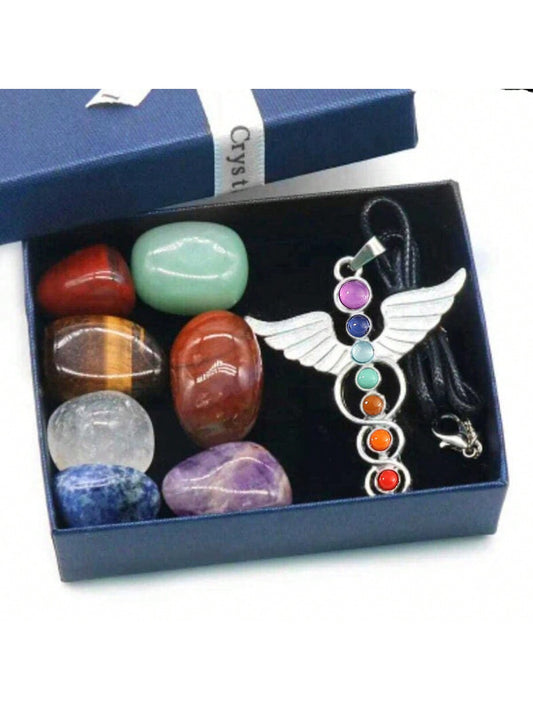 7 Chakras Natural Crystal Gemstones Healing Stones