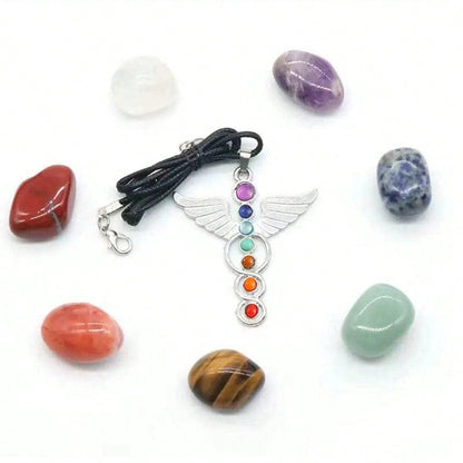 7 Chakras Natural Crystal Gemstones Healing Stones