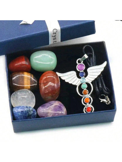 7 Chakras Natural Crystal Gemstones Healing Stones