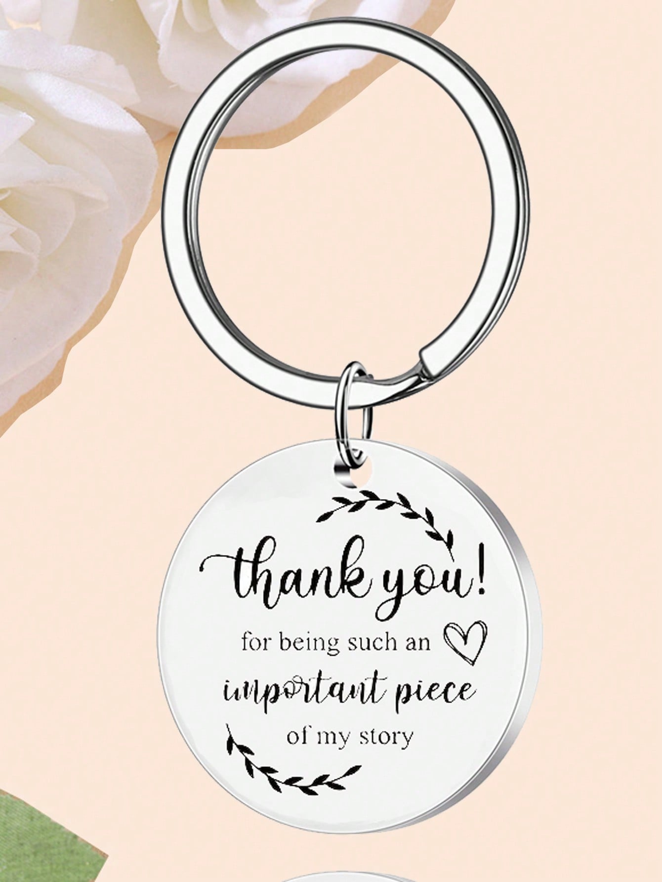 Sunflower Charm Appreciation Keychain