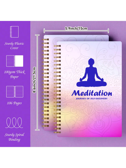 A5 Meditation Journal: Daily Reflection & Spiritual Serenity