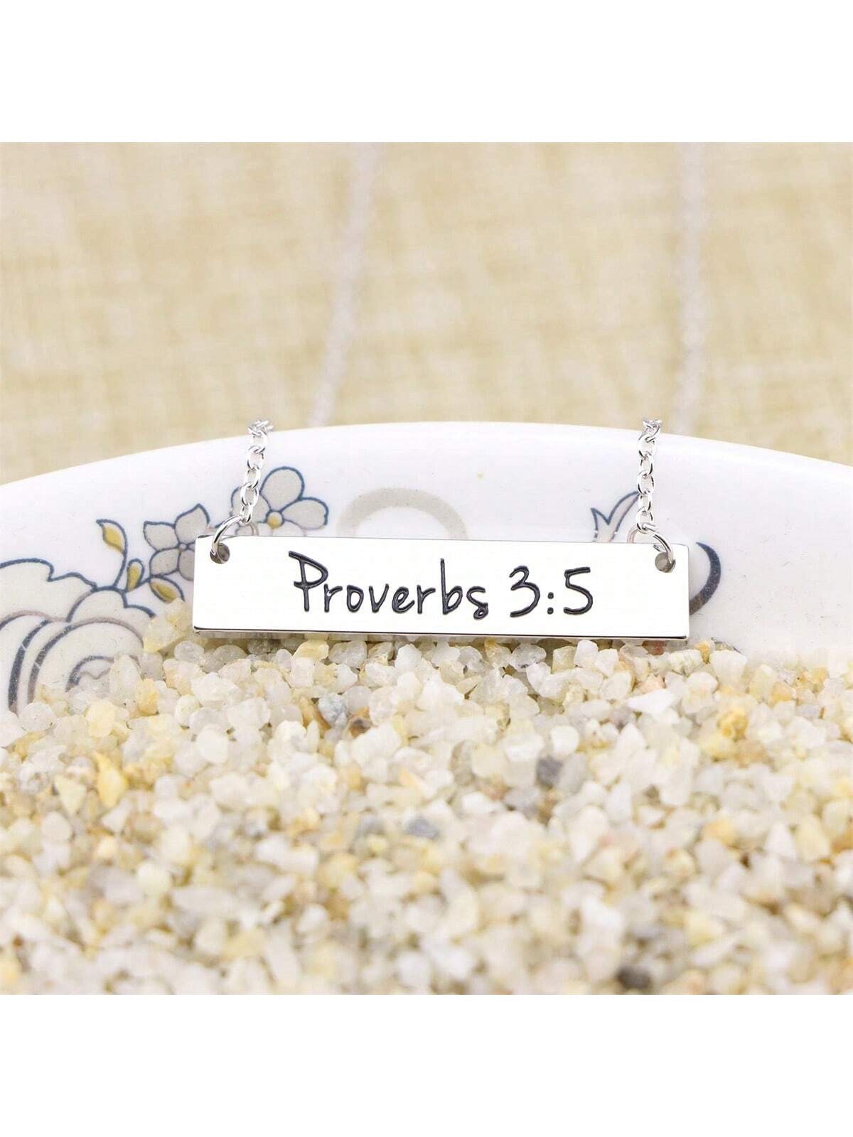 Christian Bar Bible Verse Faith Jewellery