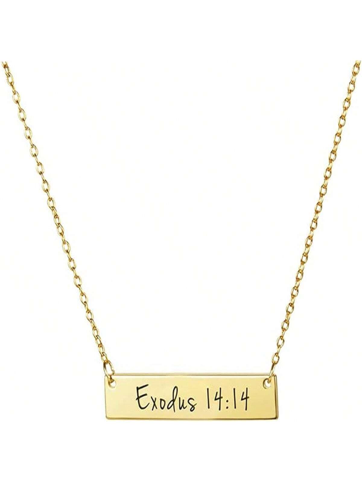 Christian Bar Bible Verse Faith Jewellery