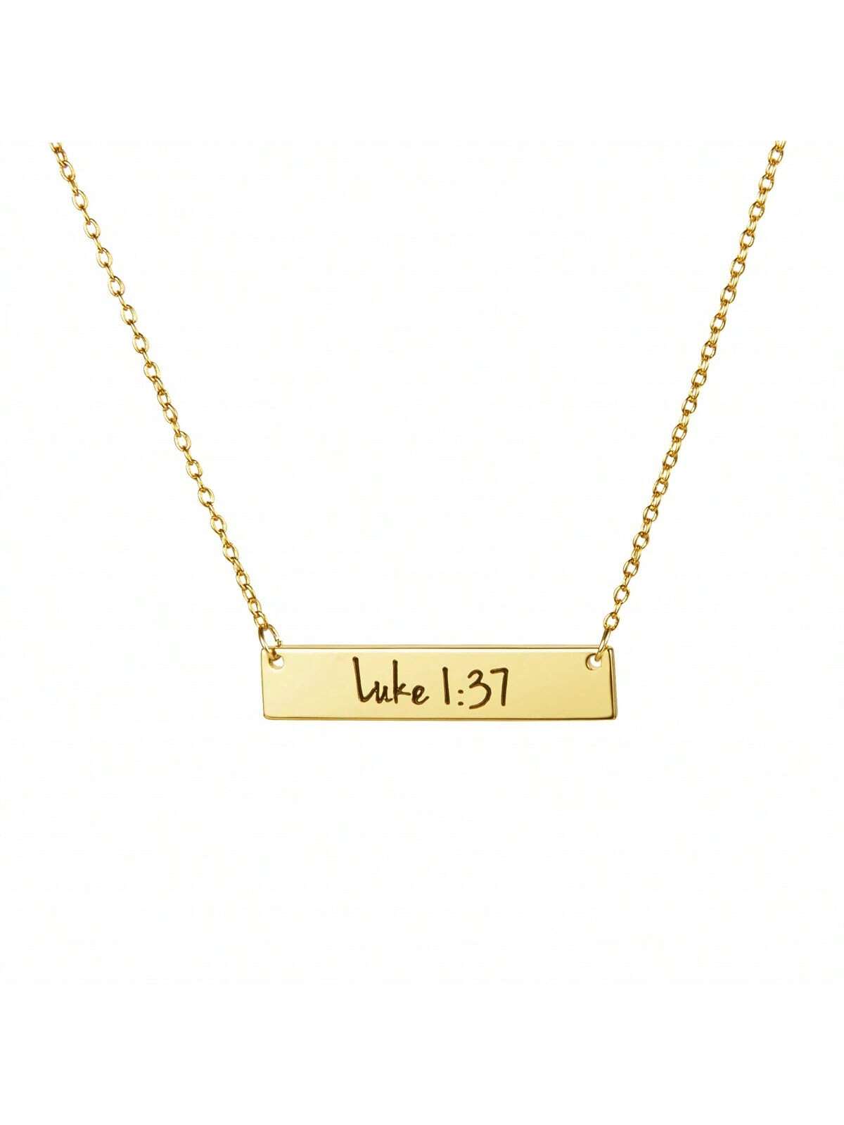 Christian Bar Bible Verse Faith Jewellery