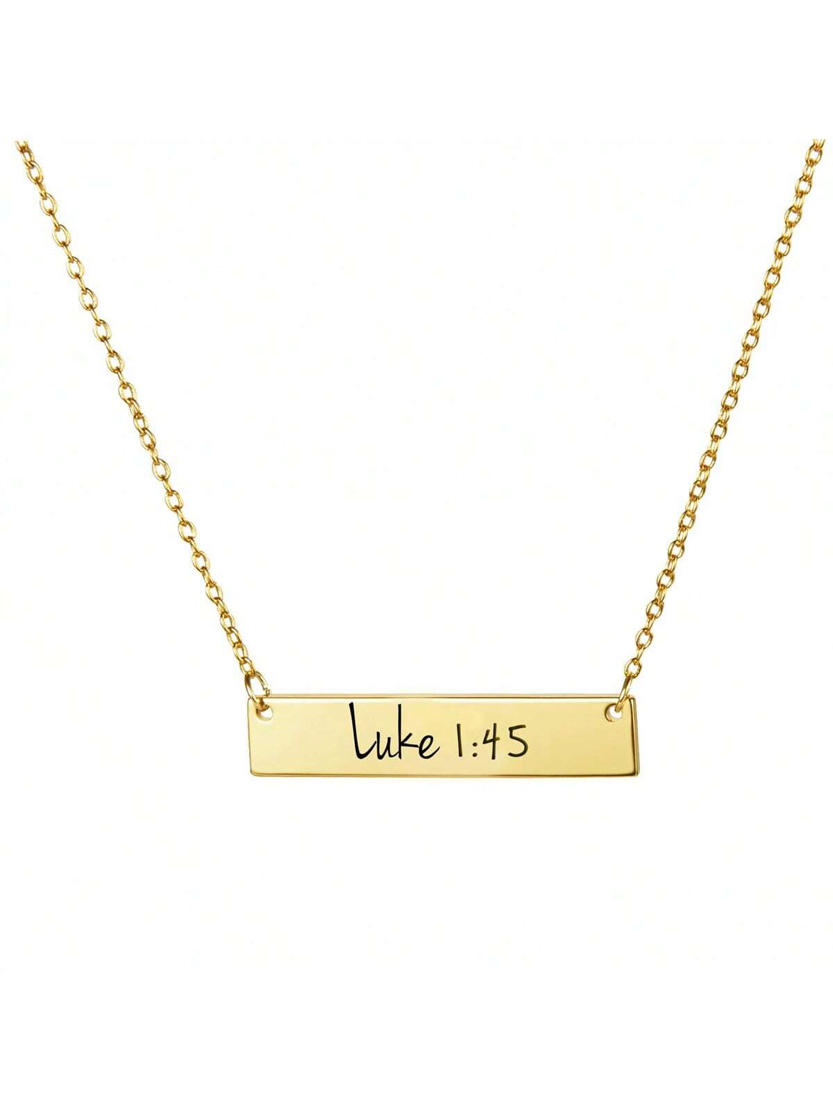 Christian Bar Bible Verse Faith Jewellery