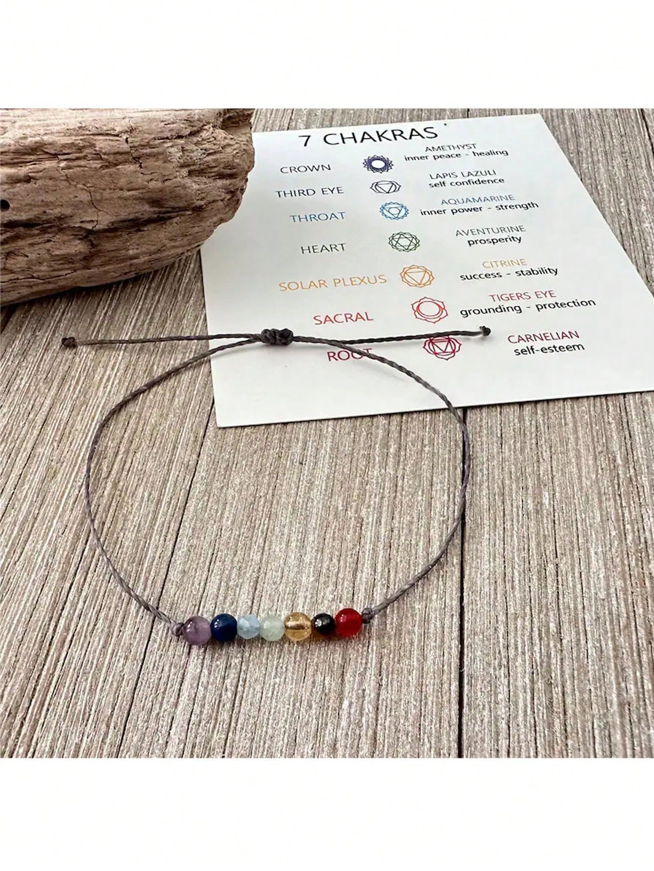 7 Chakra Harmony Gemstone Bracelet