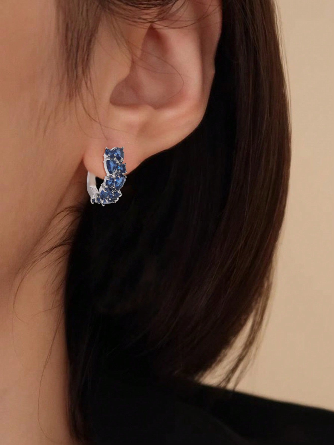 Monalisa Gold CZ Stud Earrings