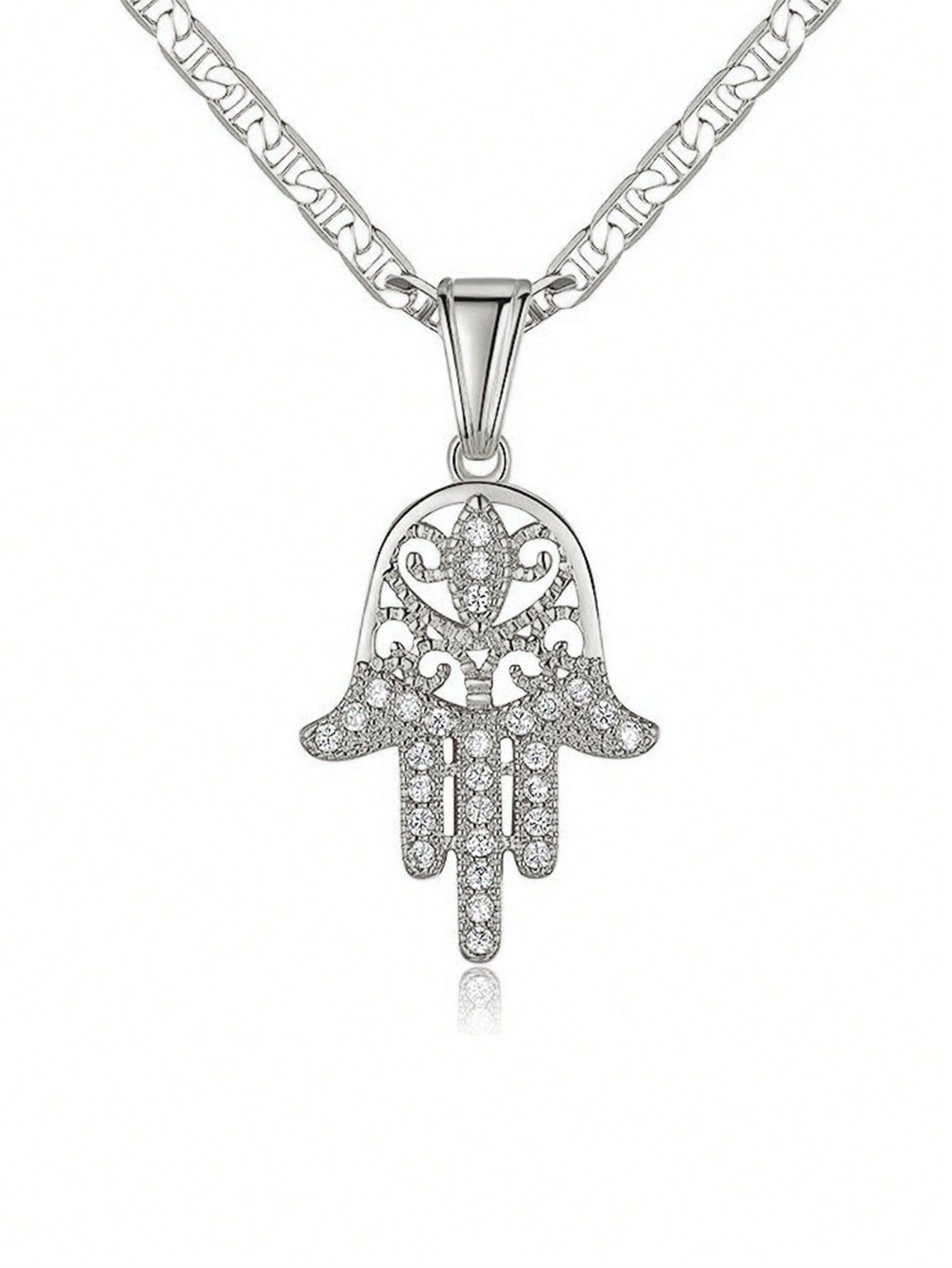 Timeless Glamour Cubic Zirconia Necklace Pendant