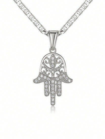 Timeless Glamour Cubic Zirconia Necklace Pendant