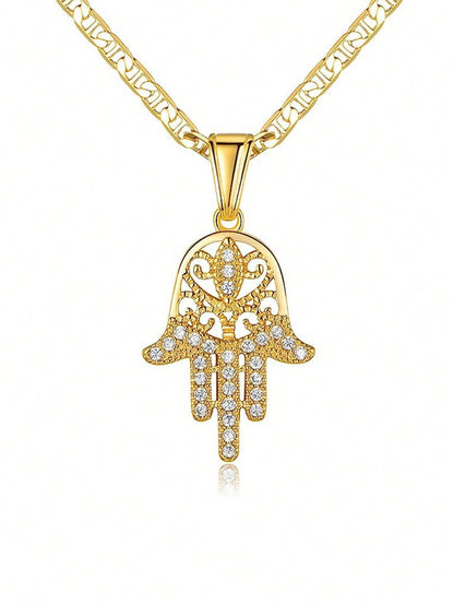 Timeless Glamour Cubic Zirconia Necklace Pendant