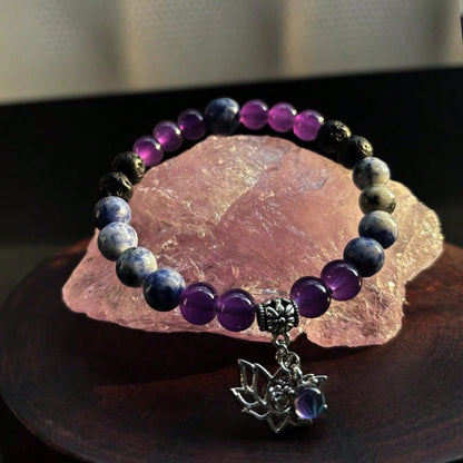 Lotus Charm Chakra Bracelet