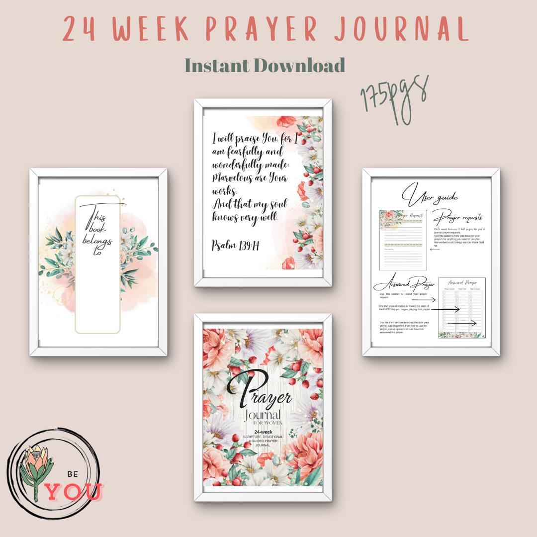 24-Week Prayer Journal (Digital Download)