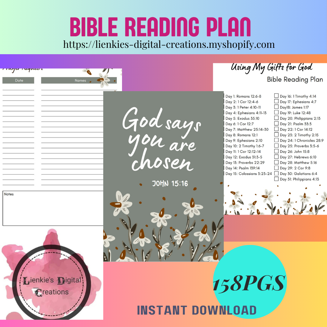 Bible Reading Plan (Digital Download)