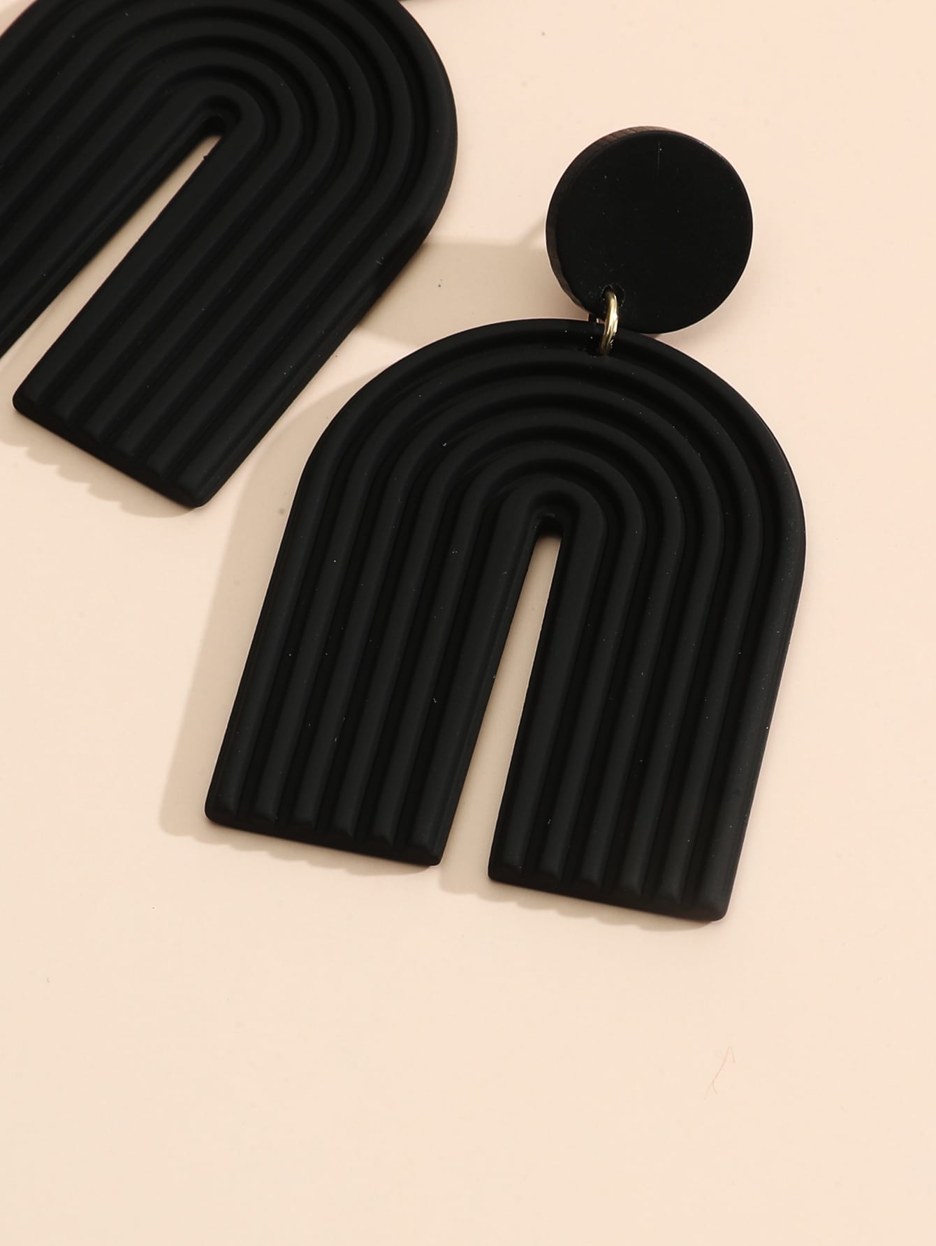 Acrylic Geometric Drop Earrings