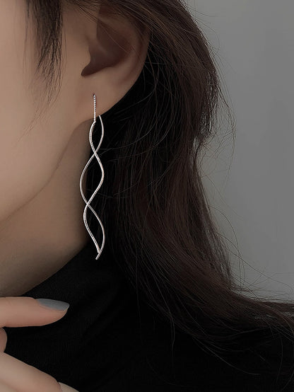 Alloy Threader Earrings