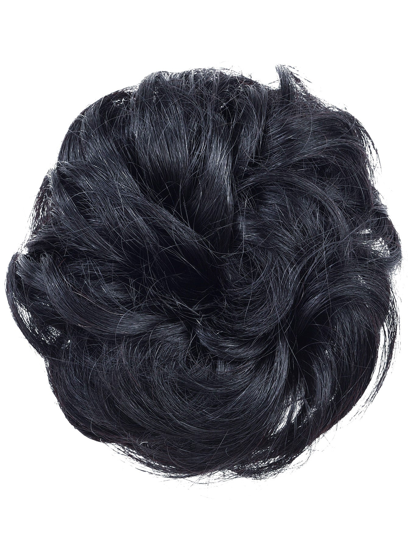 Human Hair Bun Extension: 1pc Updo Hairpiece