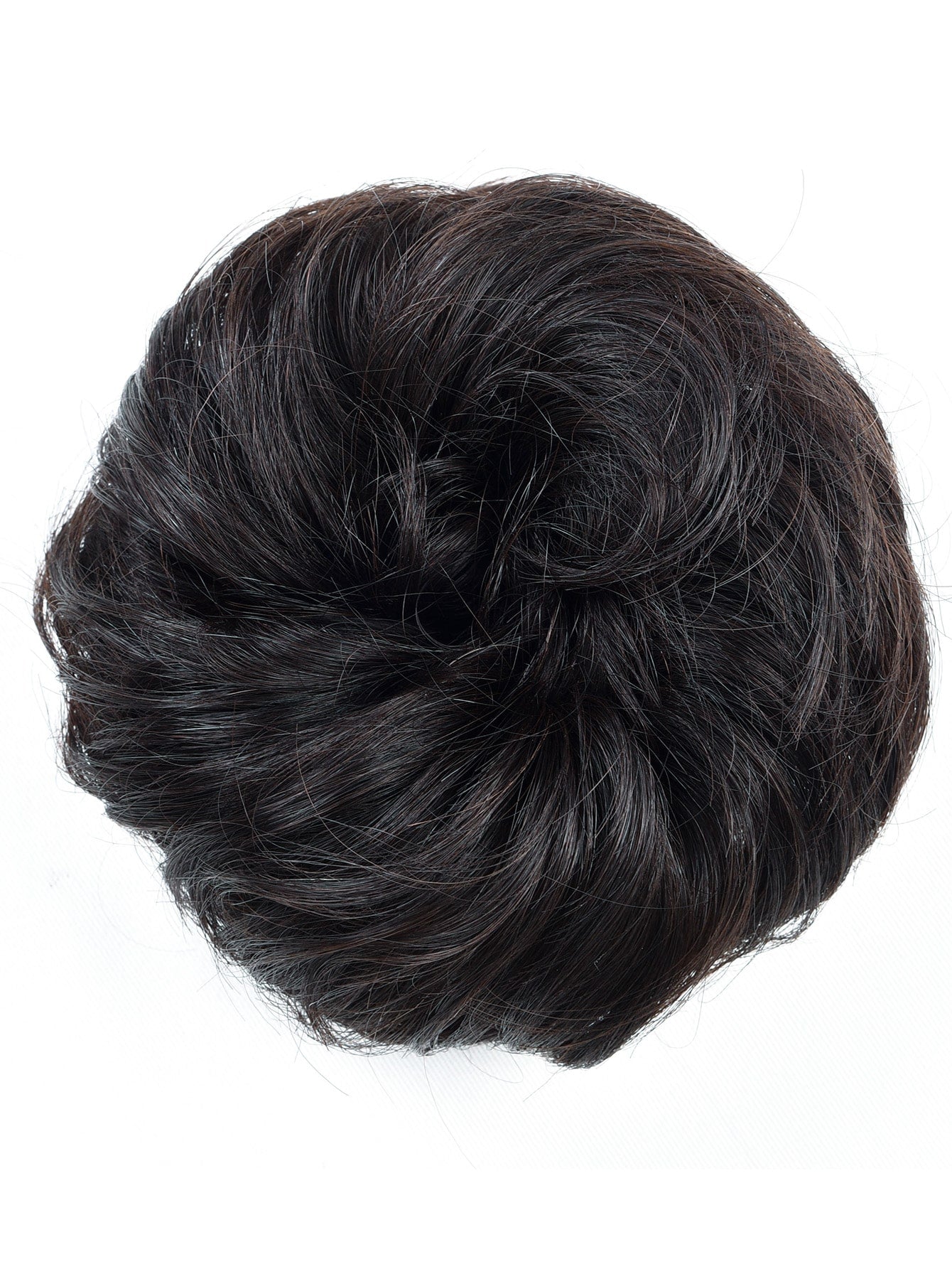 Human Hair Bun Extension: 1pc Updo Hairpiece