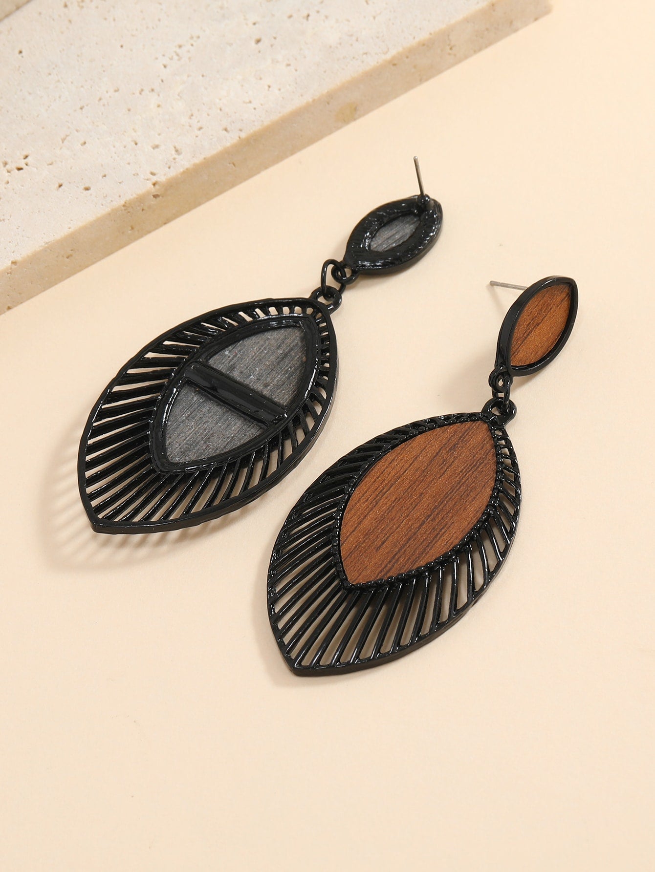 Hollow Out Geometric Drop Earrings