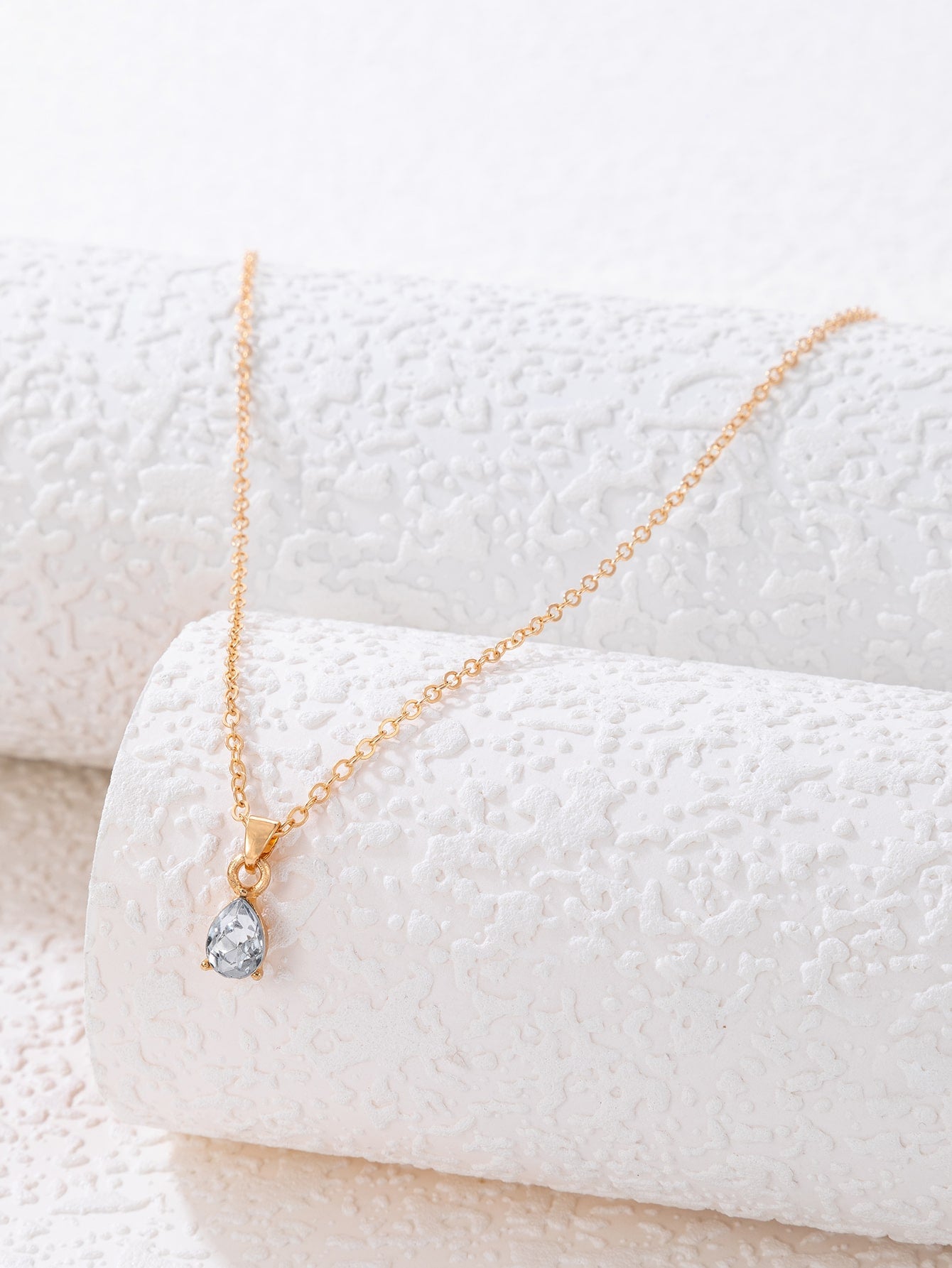 Cubic Zirconia Charm Necklace