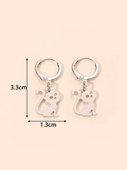 Cat Drop Earrings