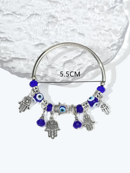 Evil Eye & Hamsa Hand Decor Bracelet